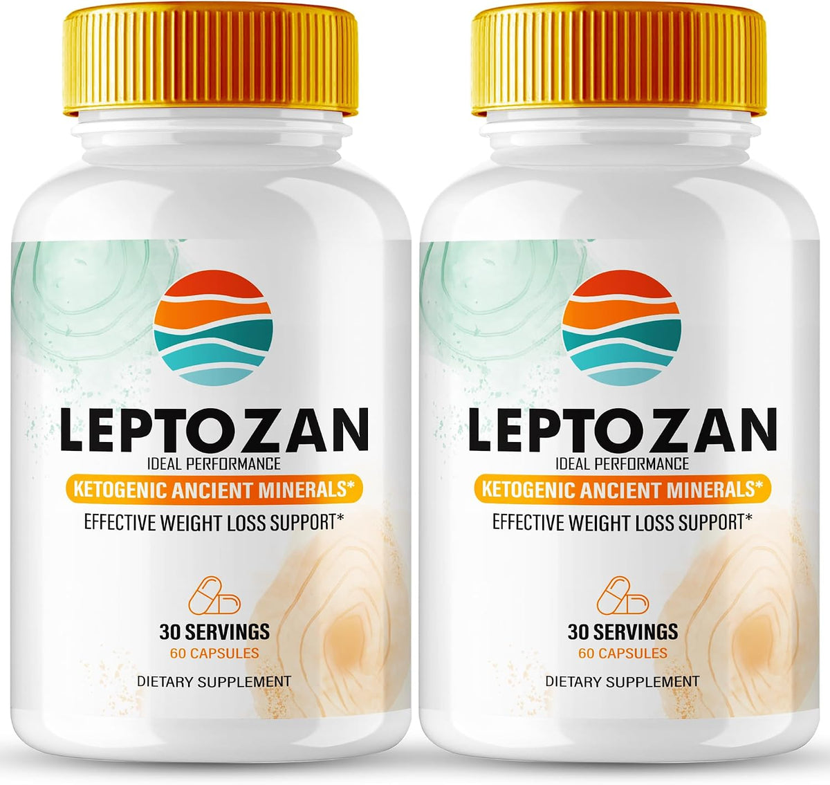 IDEAL PERFORMANCE Leptozan Capsules – Official Food Supplement for Body and Fitness Goals, All Natural Formula (2 Pack) - görsel 1