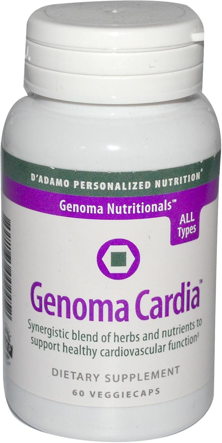 D'Adamo Personalised Nutrition Genoma Cardia - 60 Vcaps - görsel 1