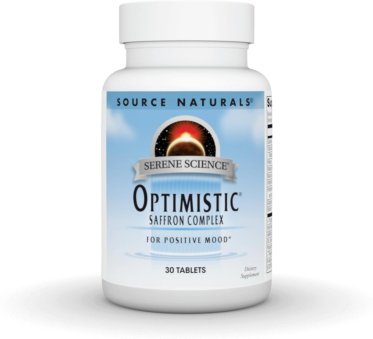Source Naturals Serene Science Optimistic Saffron Complex - 30 Tablets - görsel 1