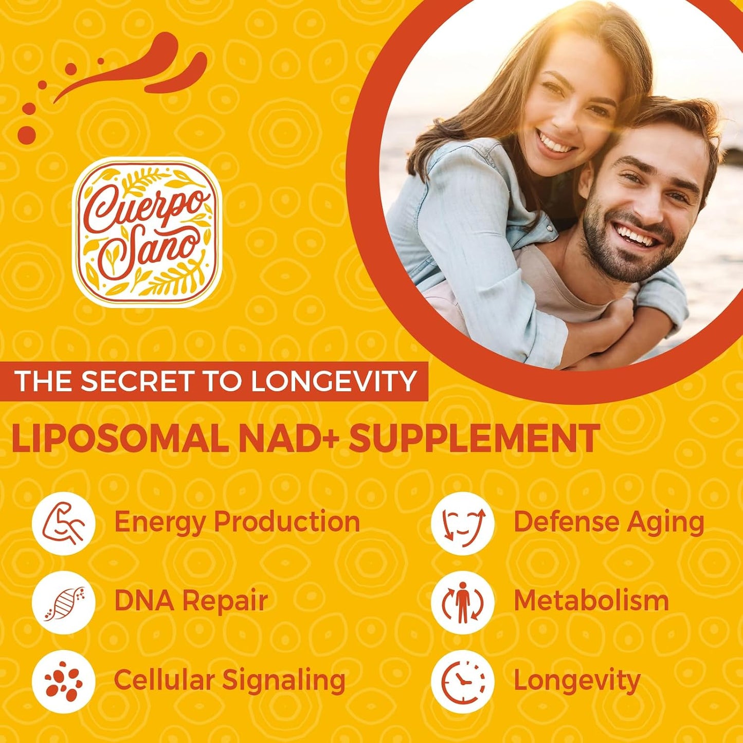 Cuerpo Sano 2000 mg NAD Supplement, Liposomal NAD+ with High Absorption, 120 Softgels - görsel 6