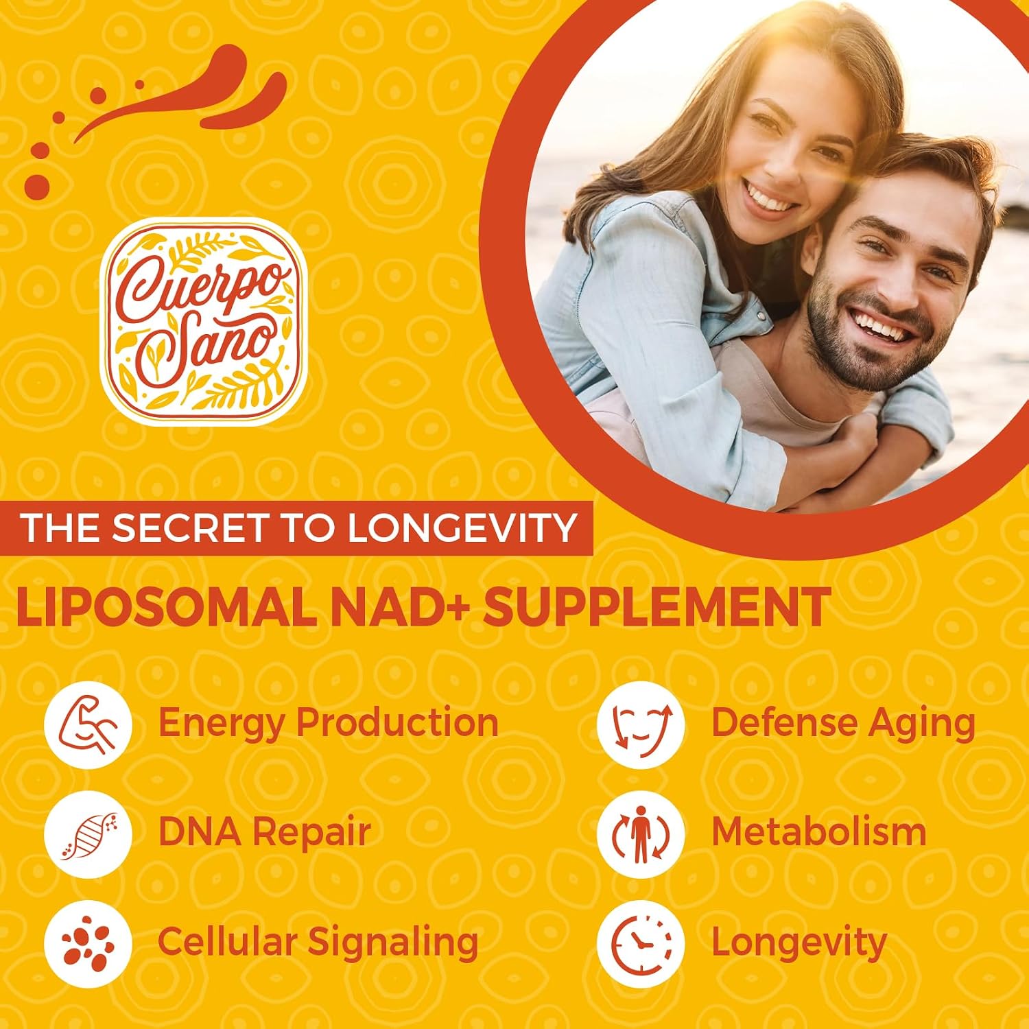 Cuerpo Sano 2000 mg NAD Supplement, Liposomal NAD+ with High Absorption, 120 Softgels - görsel 6