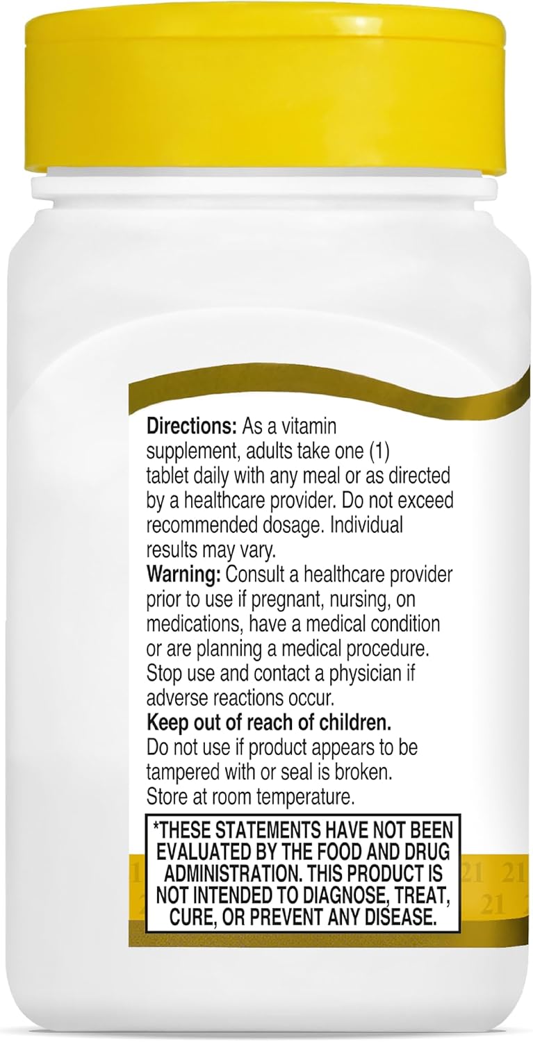 21st Century B-100 Complex Prolonged-Release Tablets, 60 Tablets - görsel 9