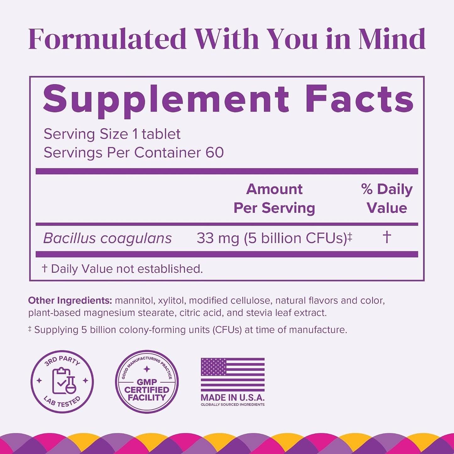 BariMelts Probiotic, 5 Billion CFU – 60 Fast-Dissolving Tablets (2-Month Supply) – Sugar-Free Probiotics for Women, Post-Bariatric Gut Health, Natural Cherry Flavour - görsel 2