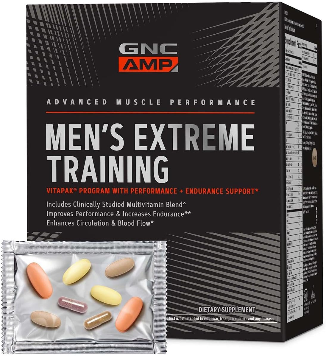GNC AMP Men's Extreme Training Vitapak Programme – 30 Day Supply - görsel 1