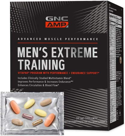 GNC AMP Men's Extreme Training Vitapak Programme – 30 Day Supply