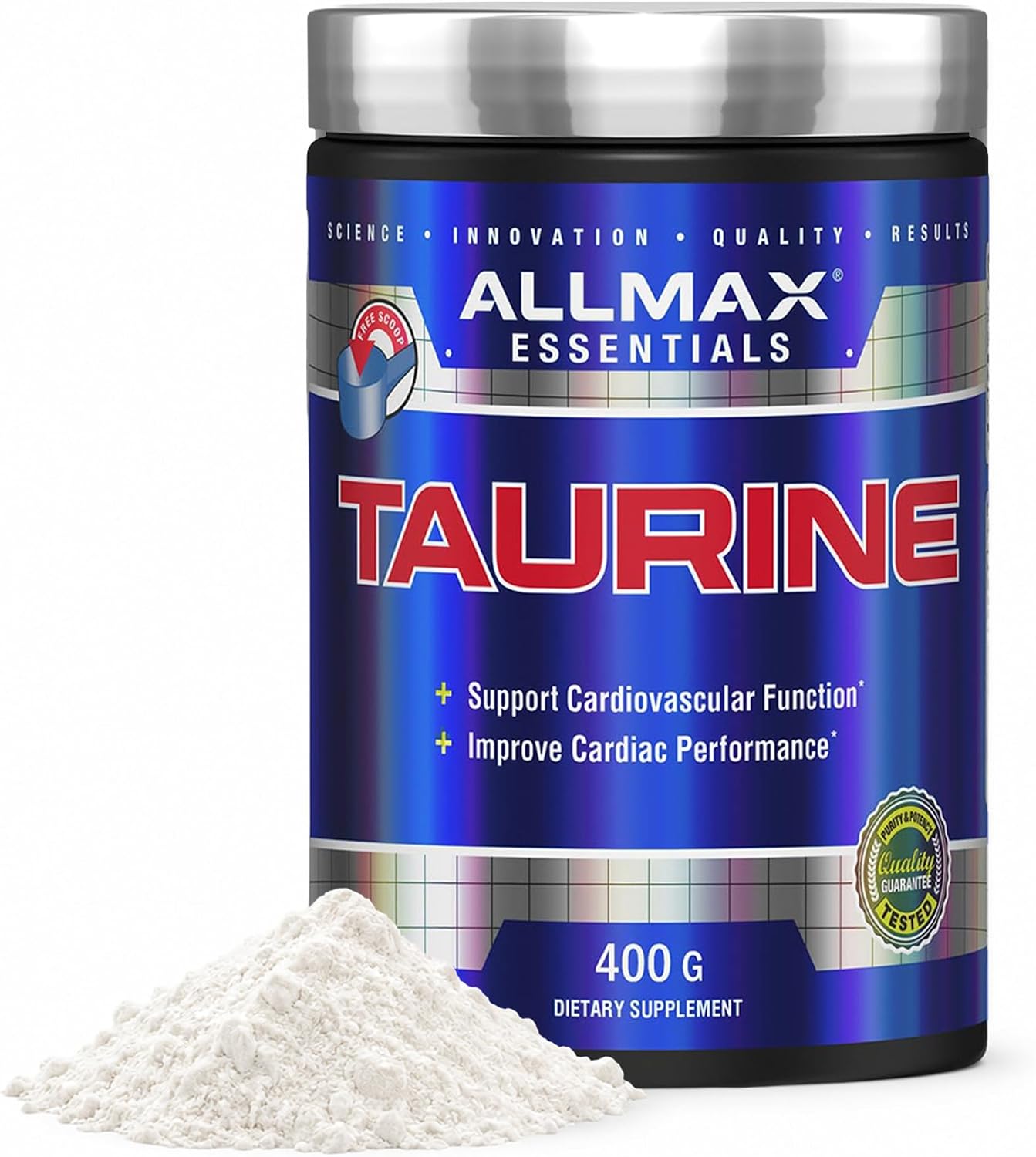 ALLMAX Essentials Taurine Powder - 400 g (133 Servings) - görsel 1