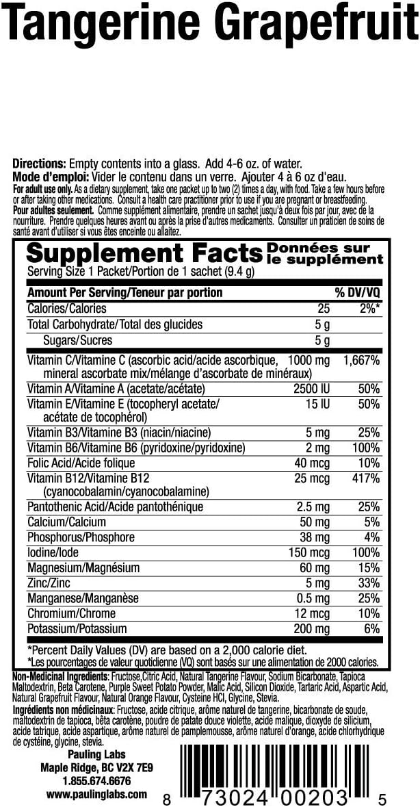 Ener-C Vitamin C Tangerine Grapefruit Drink Mix - görsel 3