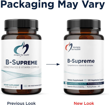 Designs for Health Methylated B Complex - 120 Capsules