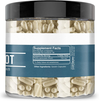 Earthborn Elements Suma Root 200 Capsules, Pure and Undiluted, No Additives