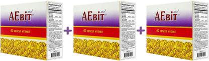AEvit (A 100,000 IU and E Vitamins Complex 60 softgels (3)