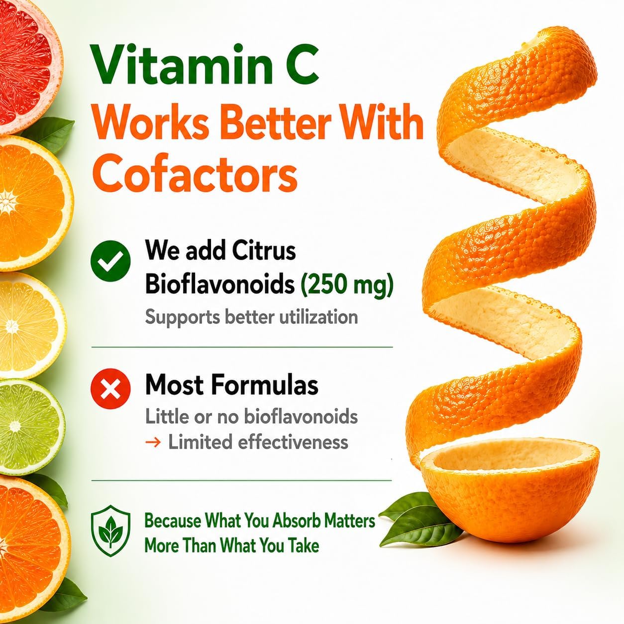 Natural Vitamin C from Acerola Cherry & Camu Camu Powder with Citrus Bioflavonoids, 90 Servings - görsel 6