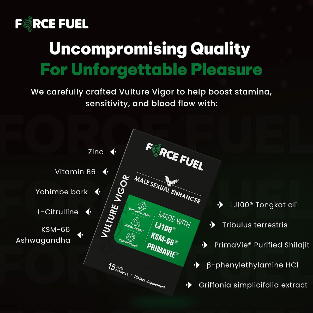 Vulture Vigour – Male Performance Enhancement Supplement - görsel 4