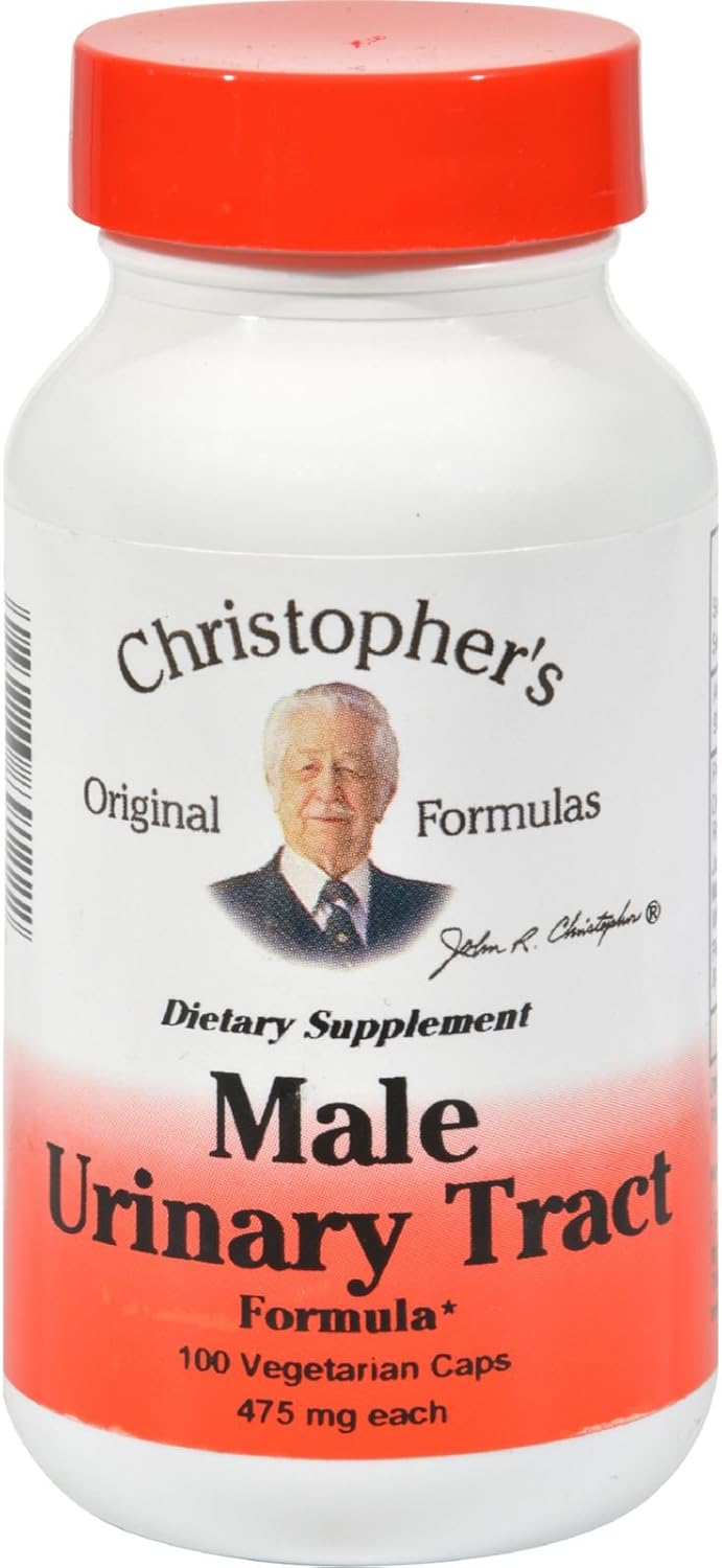 Christopher's Original Formulae Male Urinary Tract Support Food Supplement – Kidney & Prostate Health – 100 Capsules (Pack of 2) - görsel 1