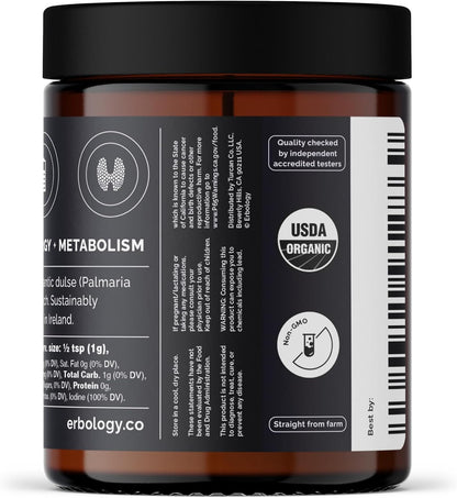 Erbology Organic Atlantic Dulse Powder (90 g, 90 Servings)