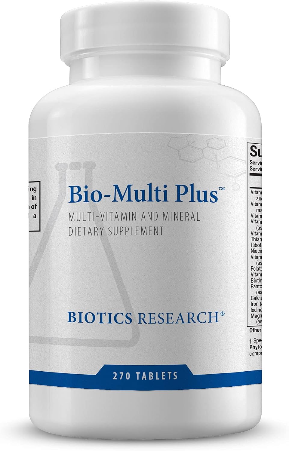 Bio-Multi Plus - Robust Foundation Multivitamin and Mineral Formula with Plant-Based Trace Minerals - 270 Tablets - görsel 1