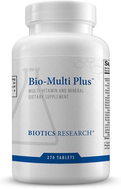 Bio-Multi Plus - Robust Foundation Multivitamin and Mineral Formula with Plant-Based Trace Minerals - 270 Tablets