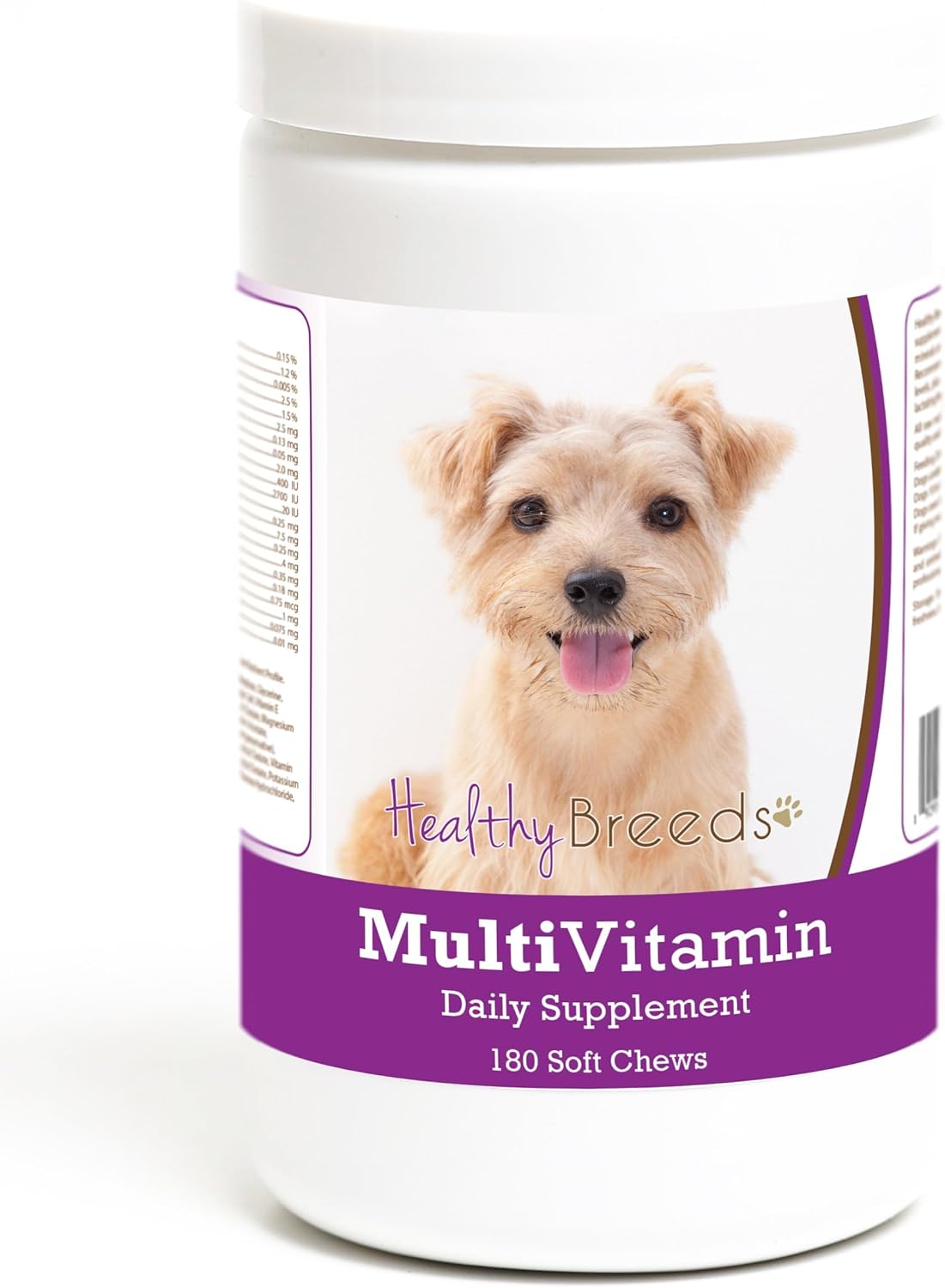 Healthy Breeds Norfolk Terrier Multivitamin Soft Chews for Dogs, 180 Chews - görsel 1