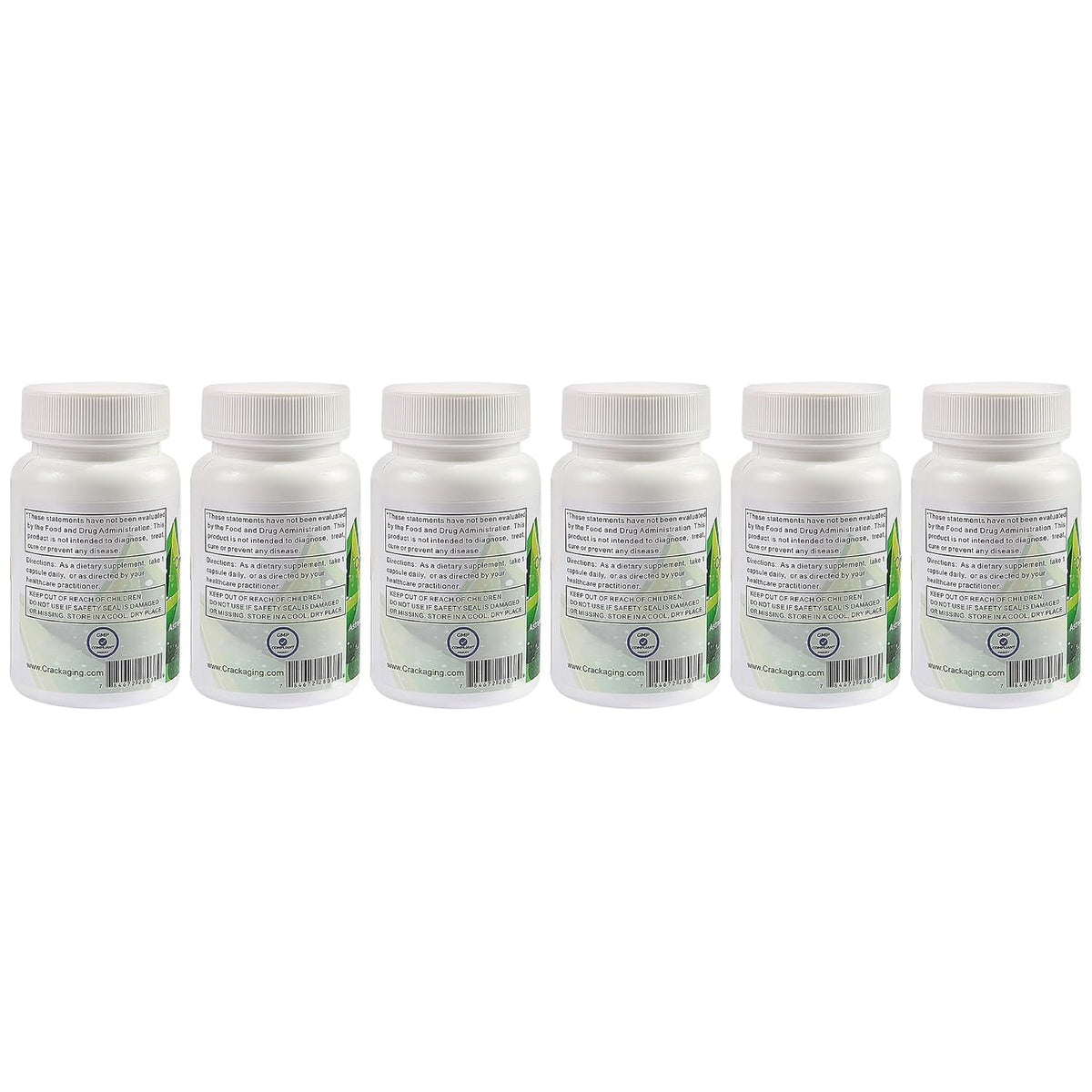 Crackaging Super-Absorption Cycloastragenol 98% 25mg – 180 Vegetable Capsules (6 Bottles) - görsel 3