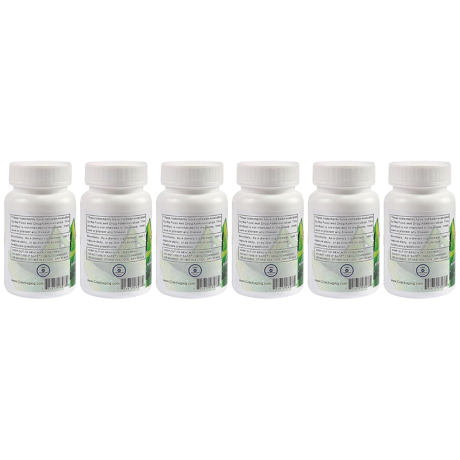 Crackaging Super-Absorption Cycloastragenol 98% 25mg – 180 Vegetable Capsules (6 Bottles) - görsel 3