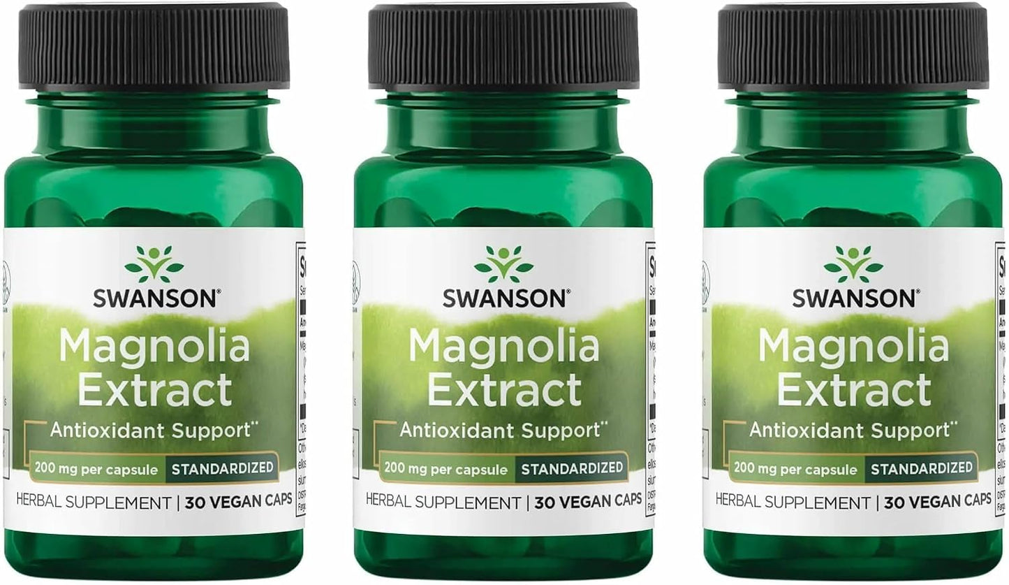 Swanson Magnolia Bark Supplement – 200mg, 60 Vegetarian Capsules (2 Pack) - görsel 9