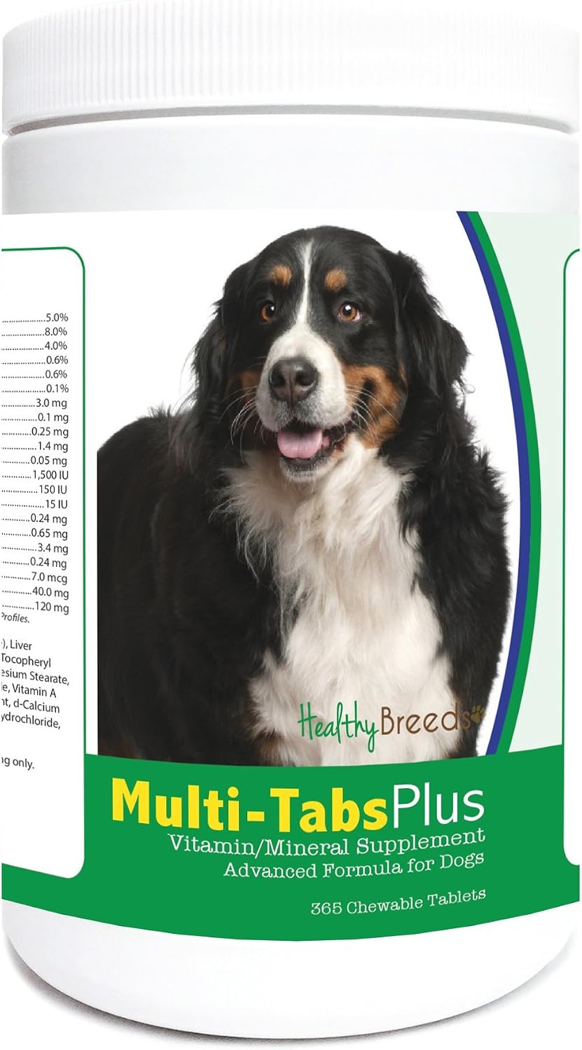 Healthy Breeds Multi-Tabs Plus Liver Flavoured Chewable Tablets for Dogs (365 Count) - görsel 1