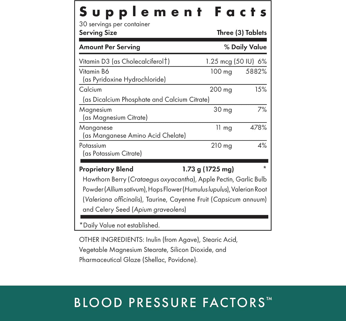 Michael's Naturopathic Blood Pressure Factors, 90 Tablets - görsel 2