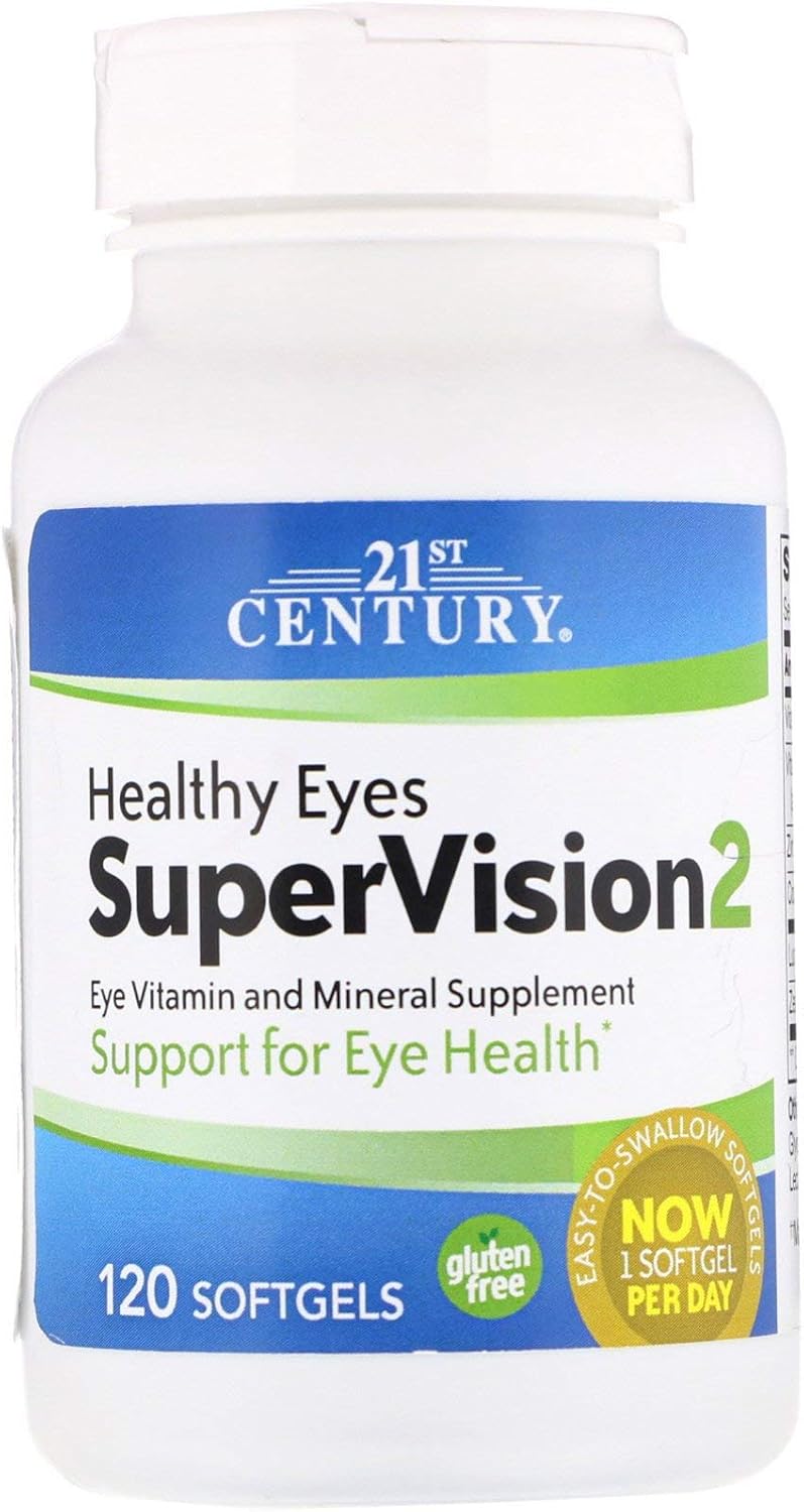 21st Century Healthy Eyes SuperVision2 Softgels, 120 Count (Pack of 2) - görsel 1