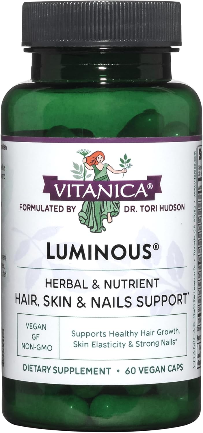Vitanica Luminous - Hair, Skin & Nail Support Supplement, 60 Capsules - görsel 1