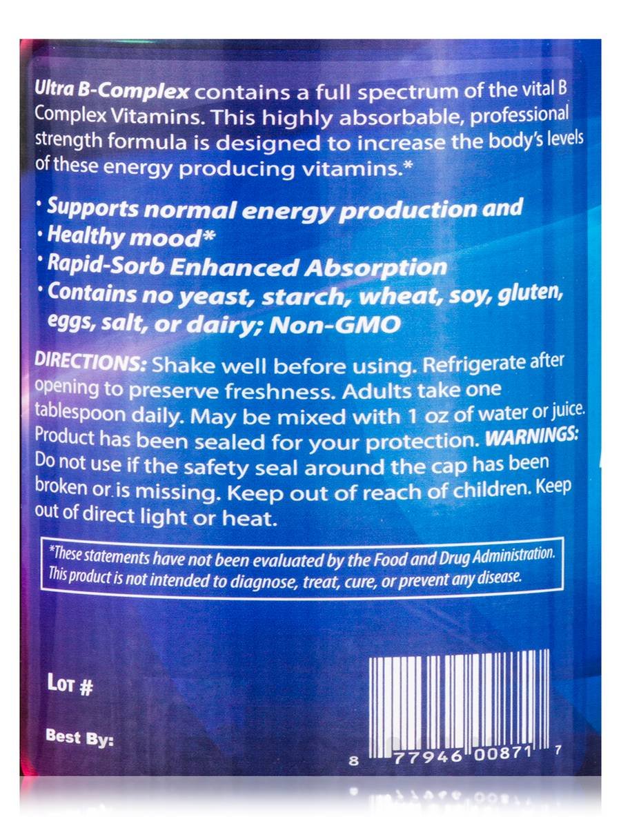 Dr's Advantage Liquid Ultra B Complex, 16 fl oz - görsel 5