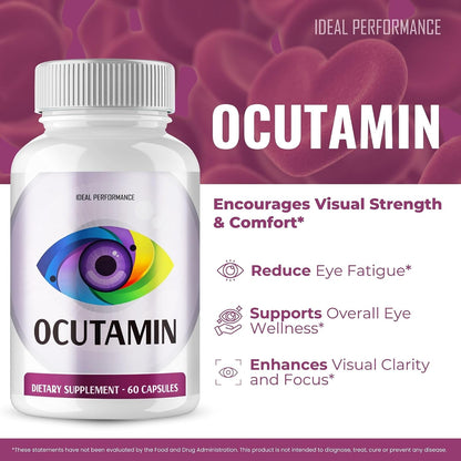 IDEAL PERFORMANCE (5 Pack) Ocutamin Vision Pills Supplement (300 Capsules)