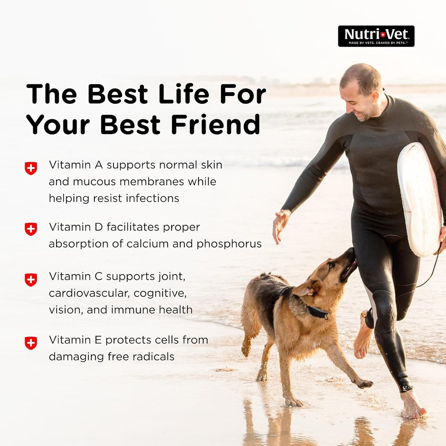 Nutri-Vet Senior-Vite Multivitamin for Senior Dogs, 120 Chewable Tablets - görsel 4