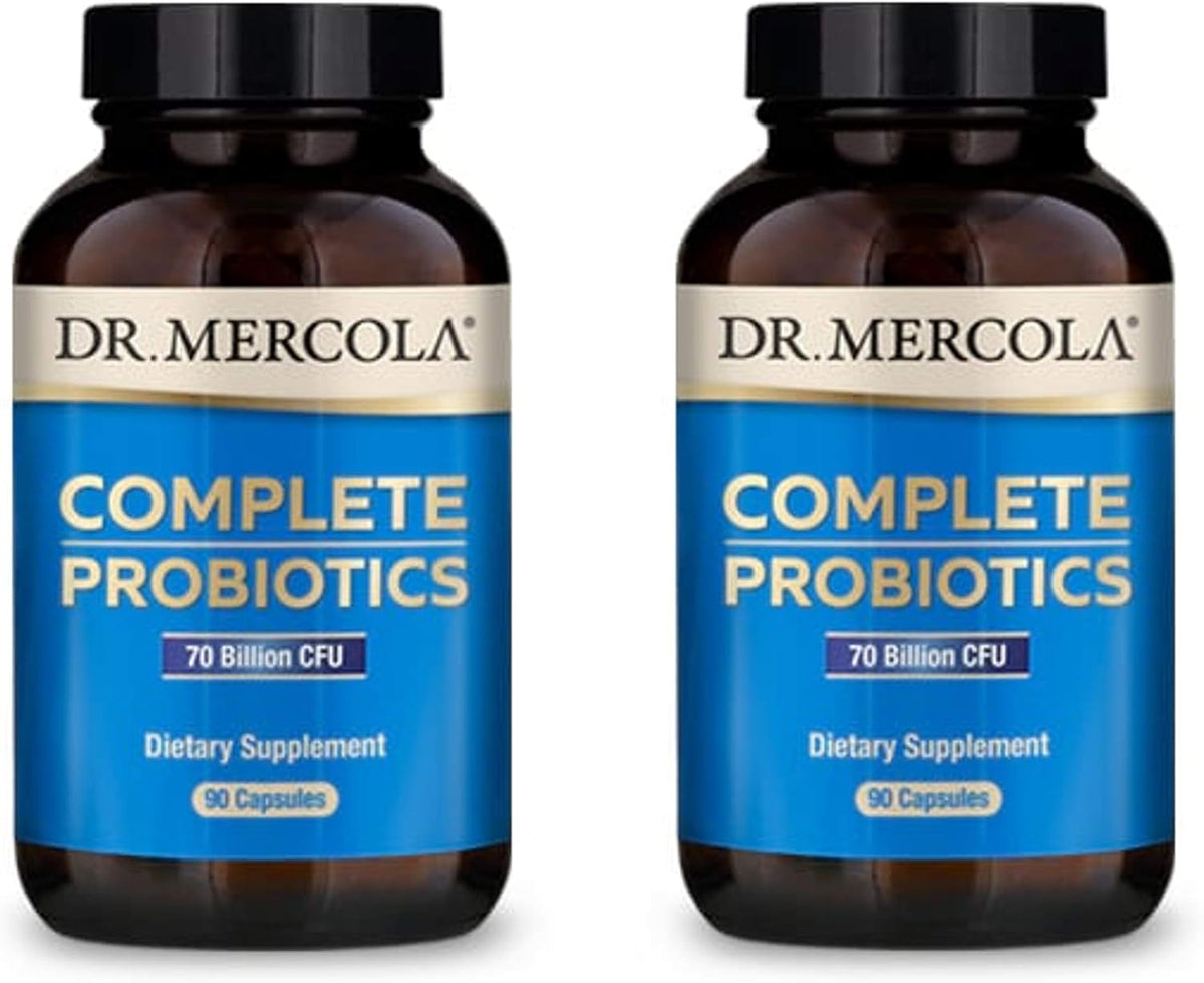 Dr. Mercola Complete Probiotics - 70 Billion CFU, 180 Capsules (90 Servings) - görsel 1