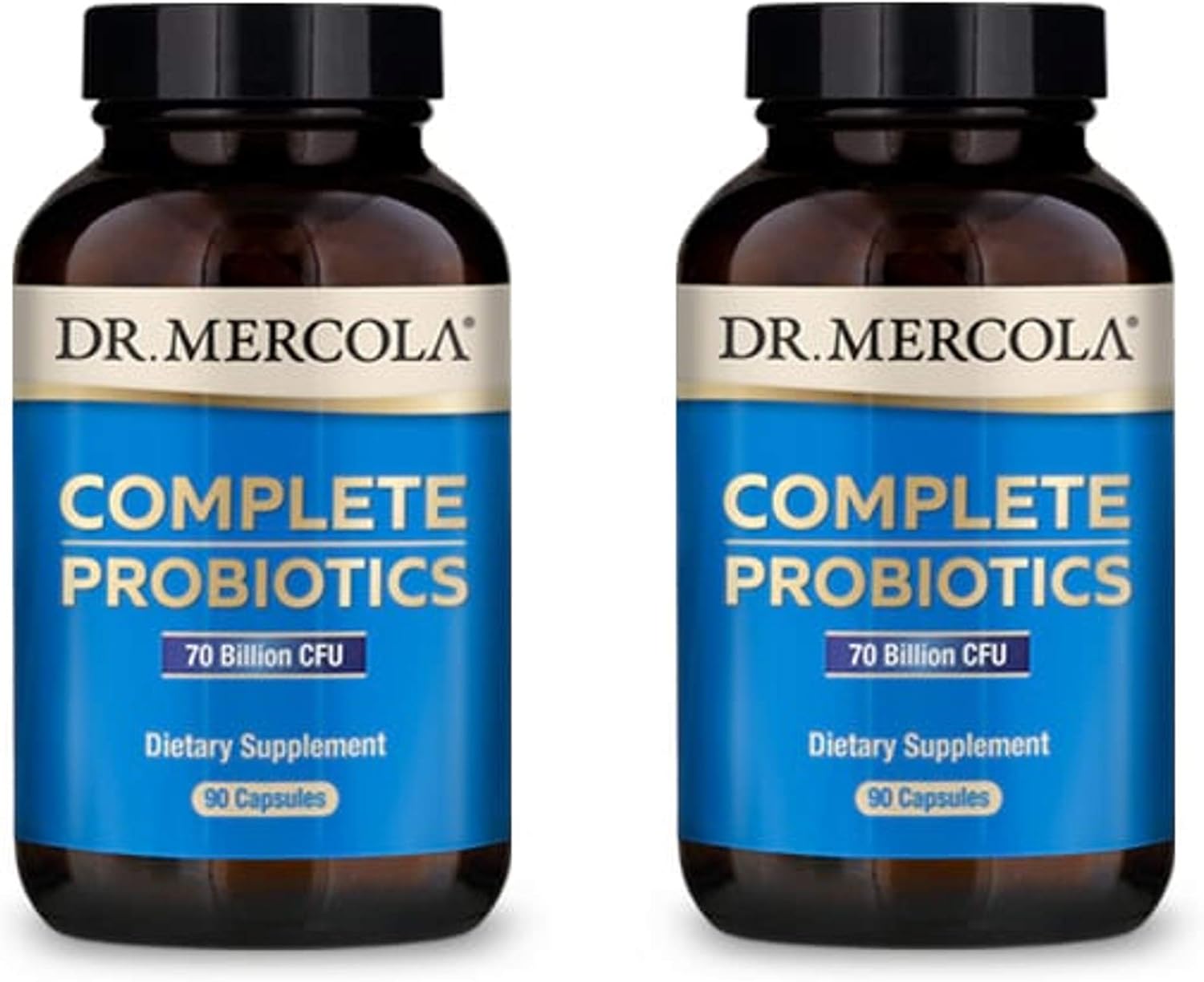 Dr. Mercola Complete Probiotics - 70 Billion CFU, 180 Capsules (90 Servings) - görsel 1