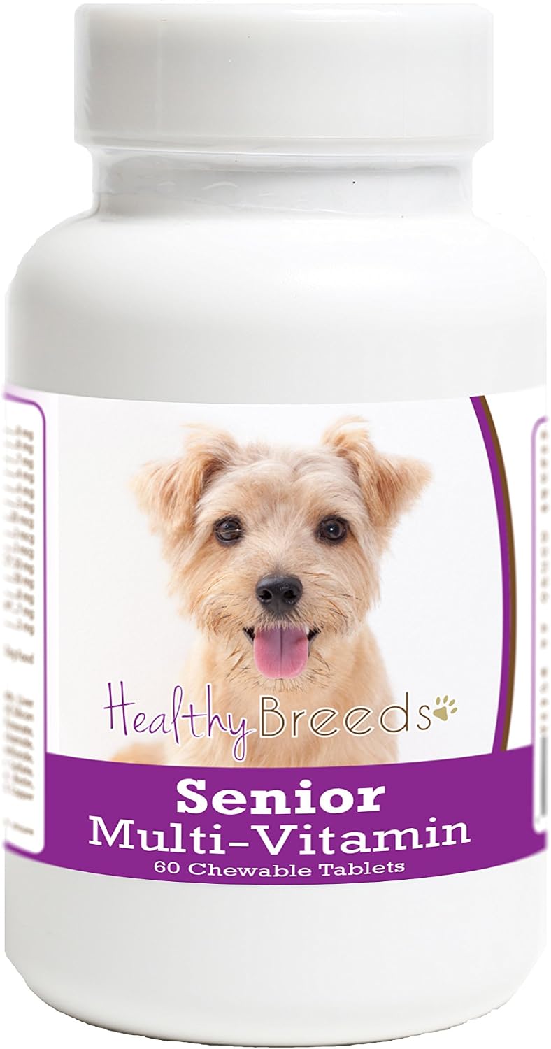 Healthy Breeds Norfolk Terrier Senior Dog Multivitamin Tablets 60 Count - görsel 1