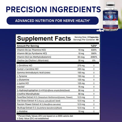 Nerve Support Supplement - Maximum Strength Formula