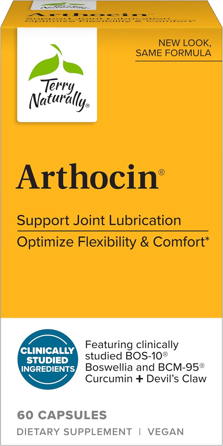 Terry Naturally Arthocin – 60 Capsules – Joint Lubrication and Flexibility Support - görsel 1