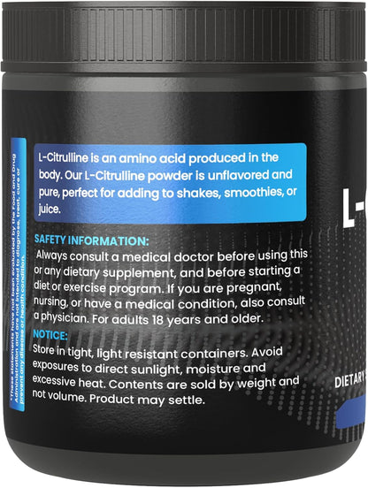 PURE ORIGINAL INGREDIENTS L-Citrulline Powder (312 g) Natural Amino Acid, Flavourless, Always Pure