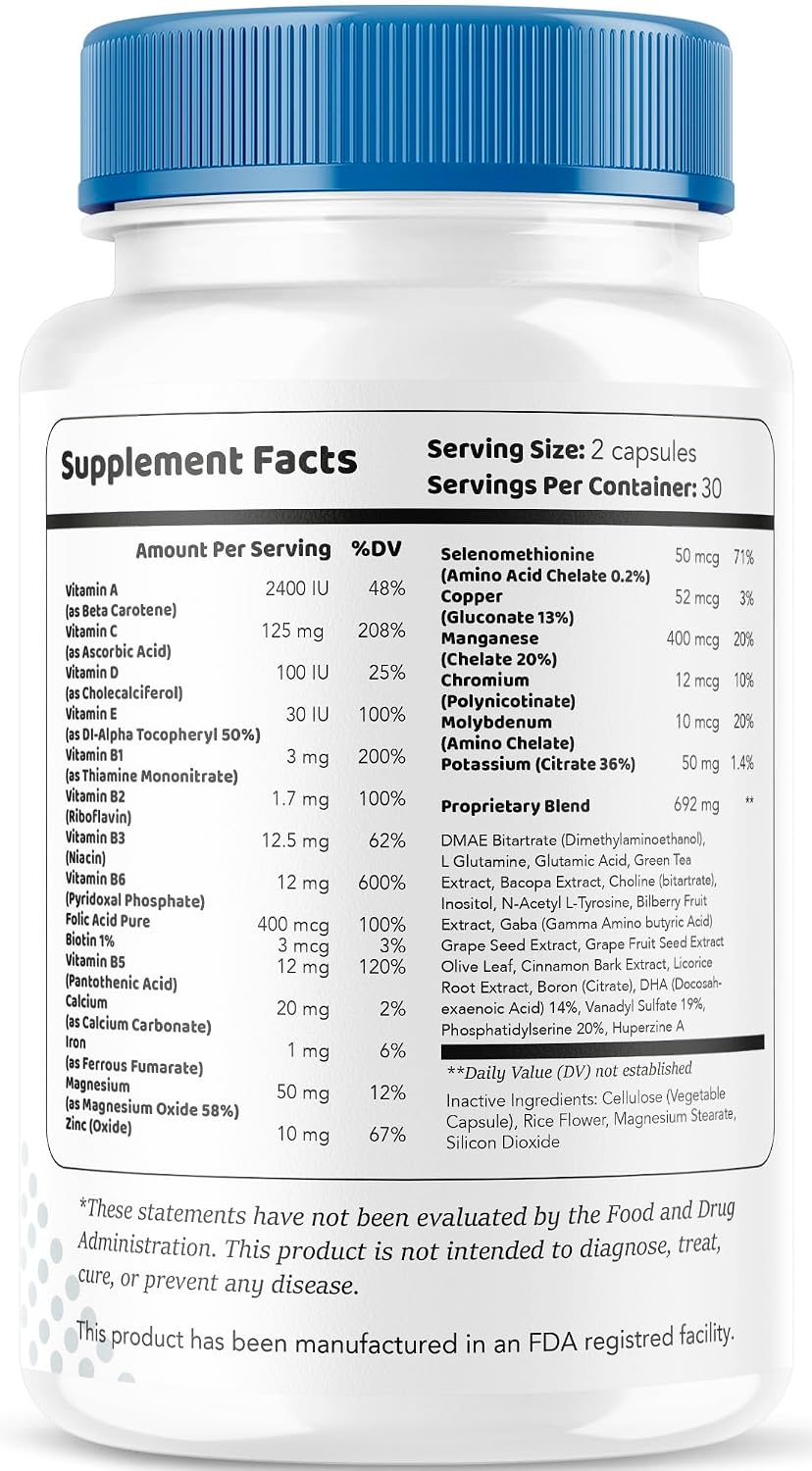 Ocuo Renew Capsules - Eye Vision Support Supplement (5 Pack, 300 Capsules) - görsel 7