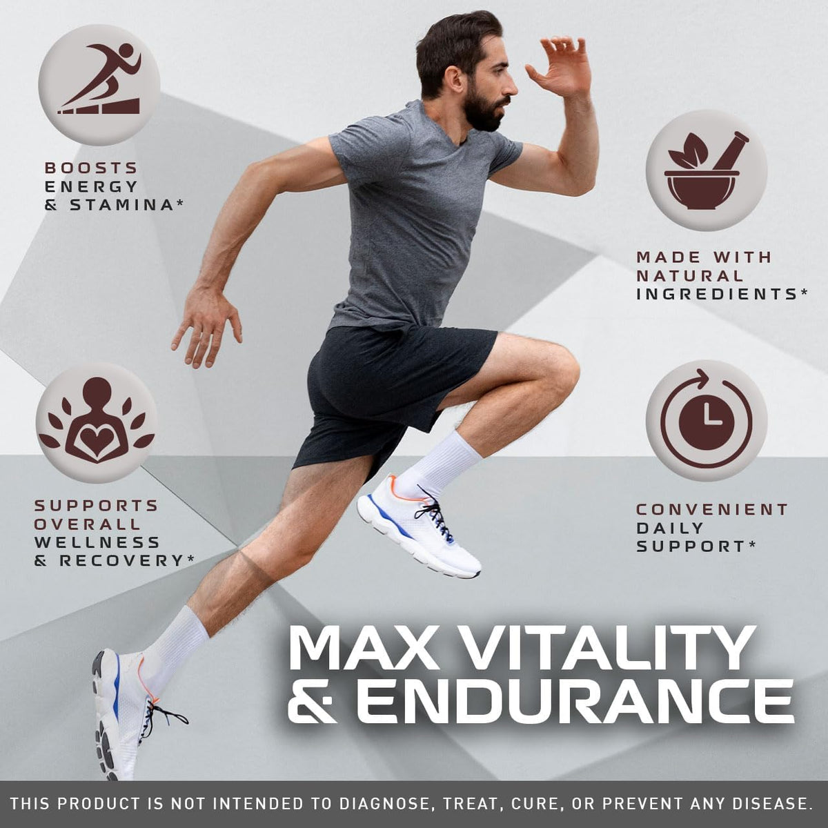 Kickstart Gummies for Men - Premium Advanced Formula, 180 Gummies (3-Month Supply) - görsel 3