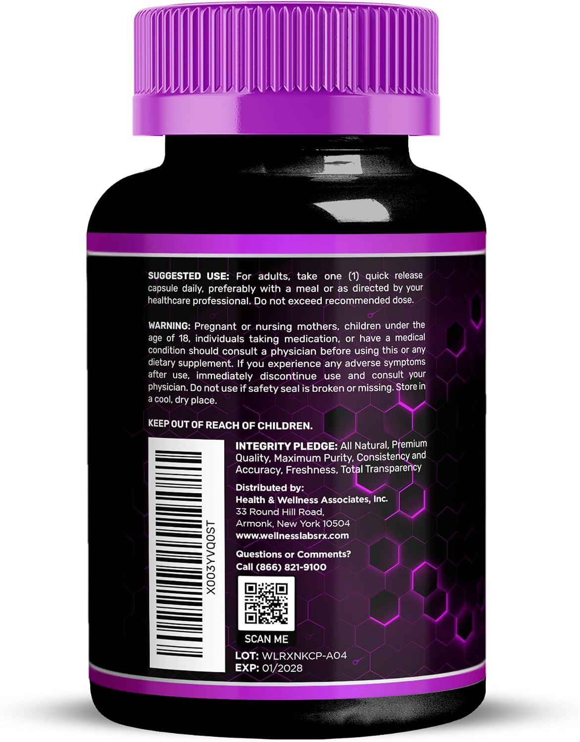 Wellness LabsRx Nattokinase Supplement 5000 FU, 120 Capsules - görsel 3