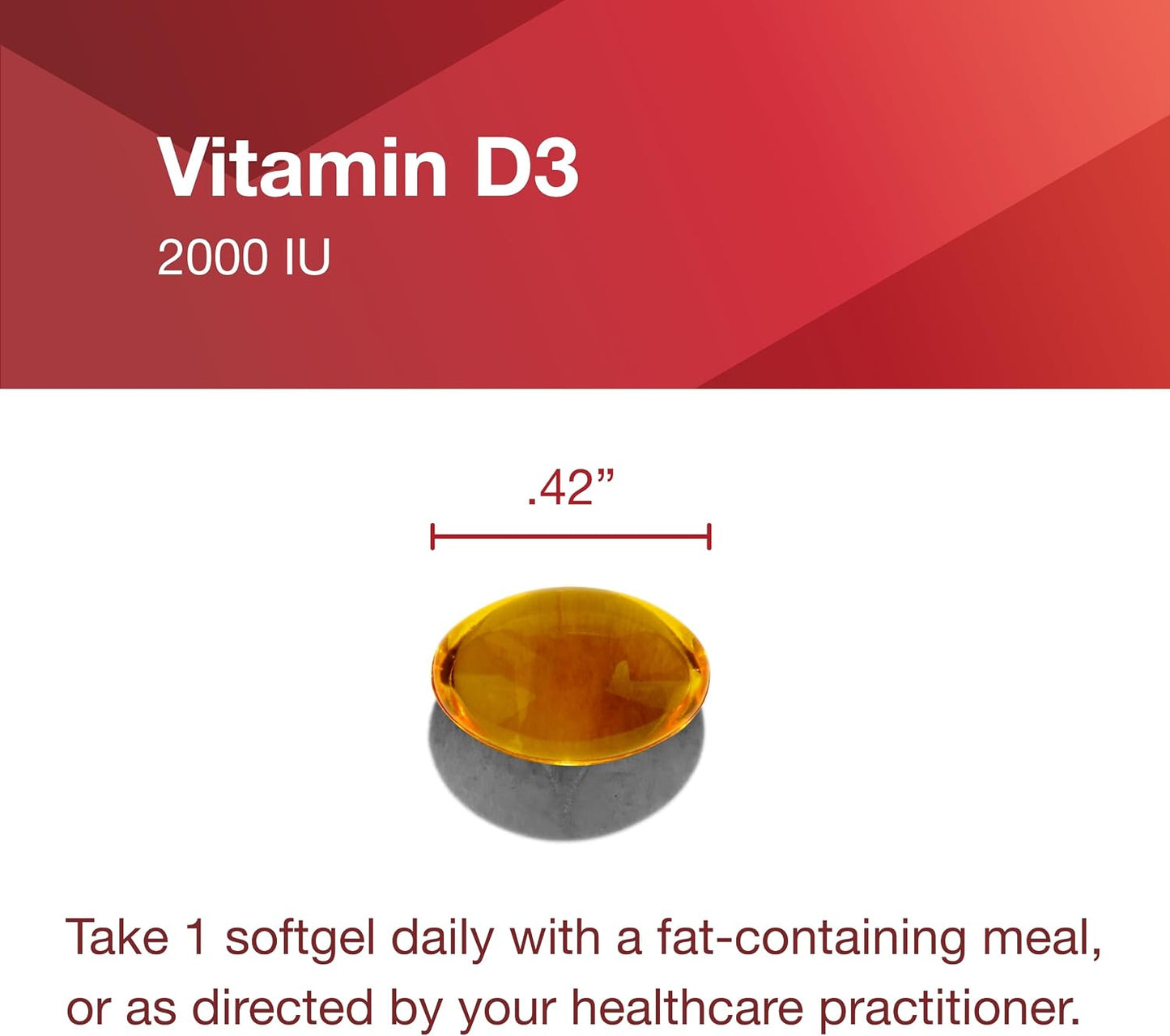 Protocol for Life Balance Vitamin D3 2,000 IU - Immune Support, Healthy Bones and Teeth - 120 Softgels - görsel 7