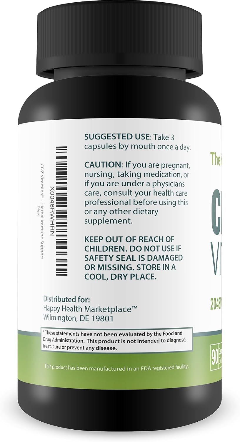 The Makers CDZ Vitamins - Vitamin C, D and Zinc with Herbs - görsel 3