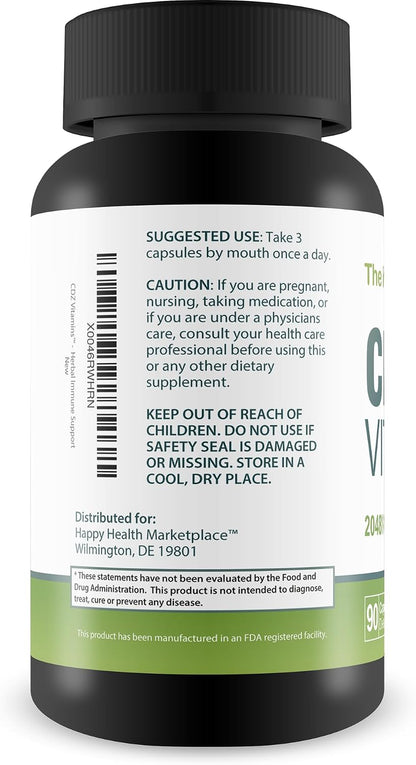 The Makers CDZ Vitamins - Vitamin C, D and Zinc with Herbs