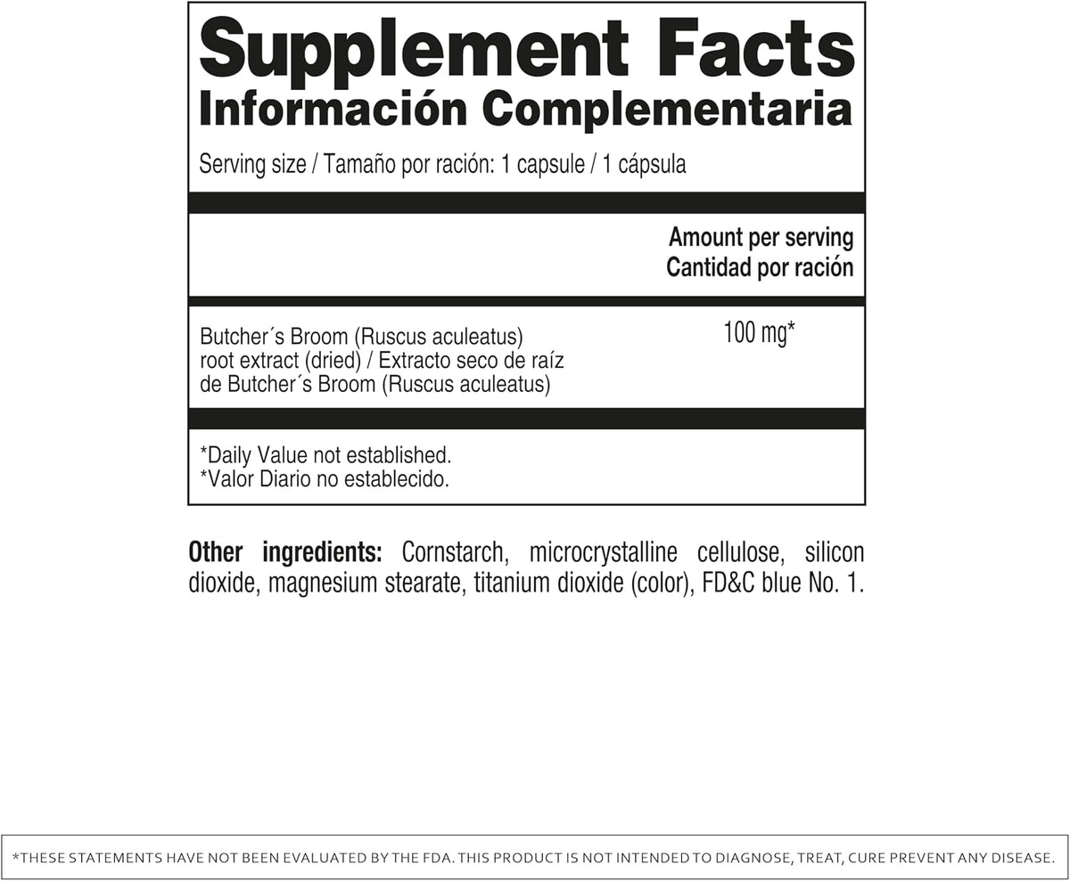 CONTRAVARIS - Promotes Healthy Circulation & Leg Vein Support Supplement with Ruscus Aculeatus, Supports Leg Health - 60 Capsules - görsel 6