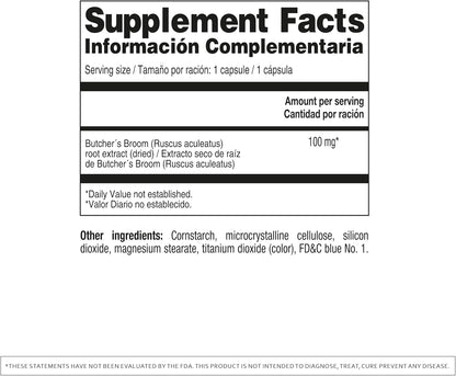 CONTRAVARIS - Promotes Healthy Circulation & Leg Vein Support Supplement with Ruscus Aculeatus, Supports Leg Health - 60 Capsules