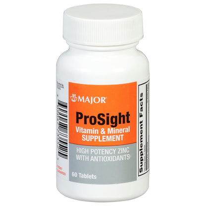 Major ProSight Vitamin and Mineral Supplement – High Potency Zinc with Vitamins, 60 Tablets