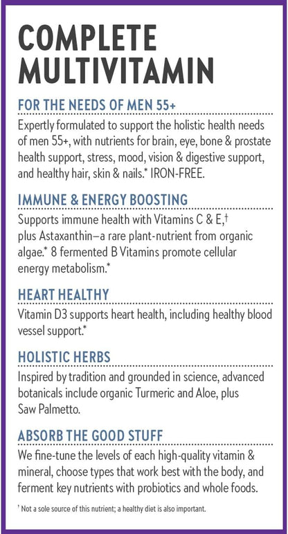New Chapter One Daily Every Man's Multivitamin 55+ (48 Tablets)