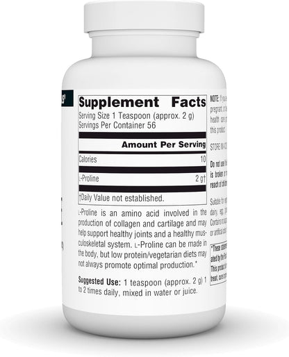 Source Naturals L-Proline Powder - 113g