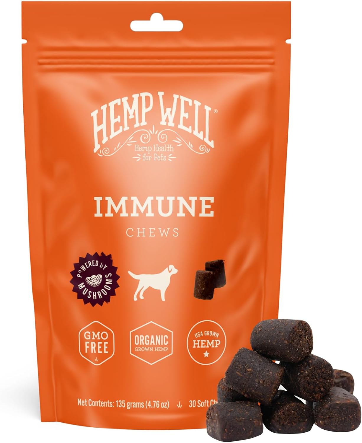 Immune - Allergy Support Dog Soft Chews - Long Lasting Relief for Seasonal Dog Allergies and Itching - Supports Healthy Skin and Immune System - Gut Health - Organic (30 Chews) - görsel 1