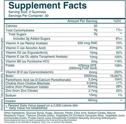 WEEM Hair, Skin and Nails Gummies - Vegan Biotin Supplements for Women and Men